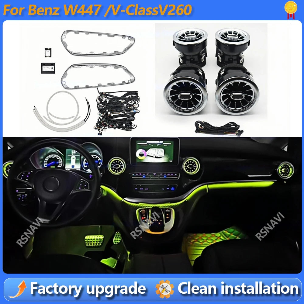 For Mercedes Benz V-Class W447 V260 Colour Vent Ambient Turbine
