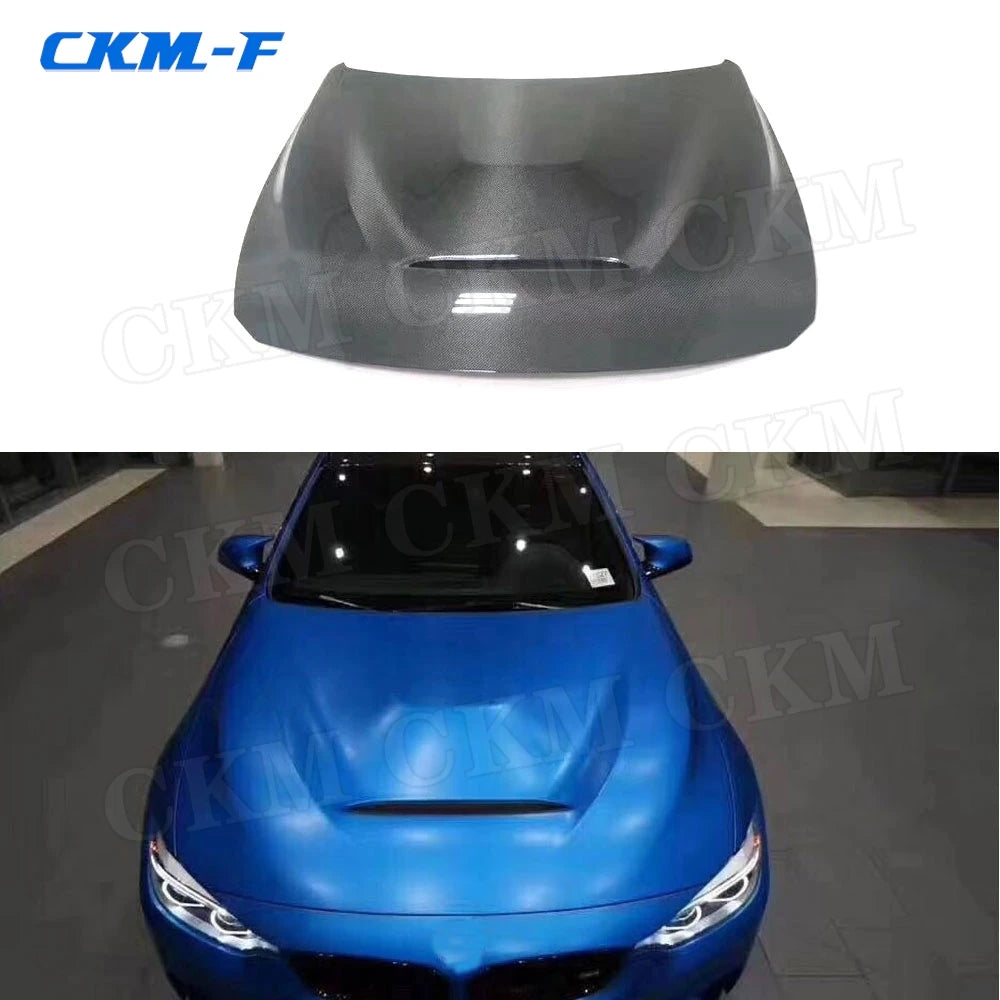 For BMW 3 Series F30 F32 Carbon Fiber Engine Hood Cover Bonnet