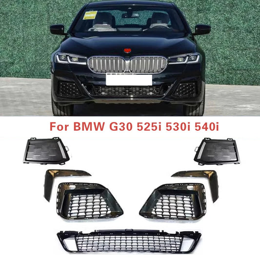 For BMW G30 525I 530I 540I Front Lower Bumper Grille Grill Fog