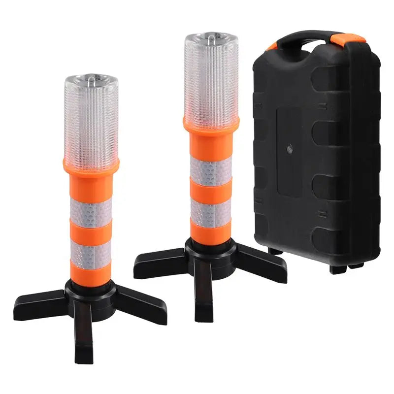 Professional 2PCS Emergency Road Flash Flare Roadside Beacon
