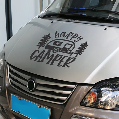 Sticker Happy Campers Decor Decal Van Camper Caravan Truck