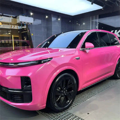For Auto Tuning Bike Motorcycle Metallic Candy Pink Vinyl Wrap