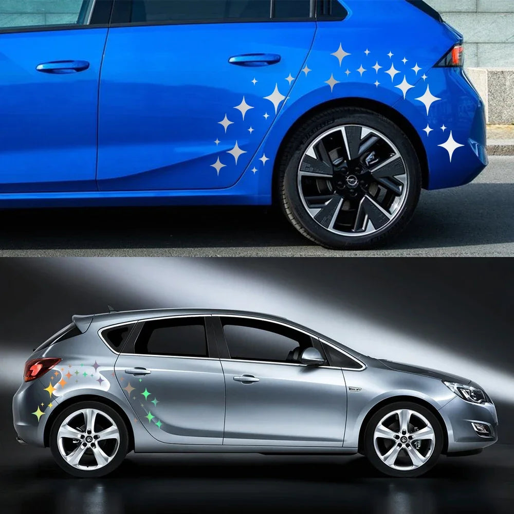 For Audi VW Ford BMW Toyota Star Graphics Door Wheel Eyebrow