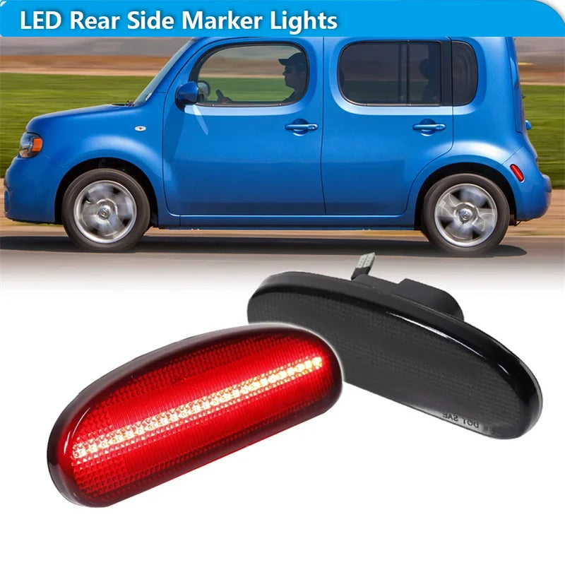 For Nissan Cube 2009 2010 2011 2012 2013 2014 Red Rear Bumper