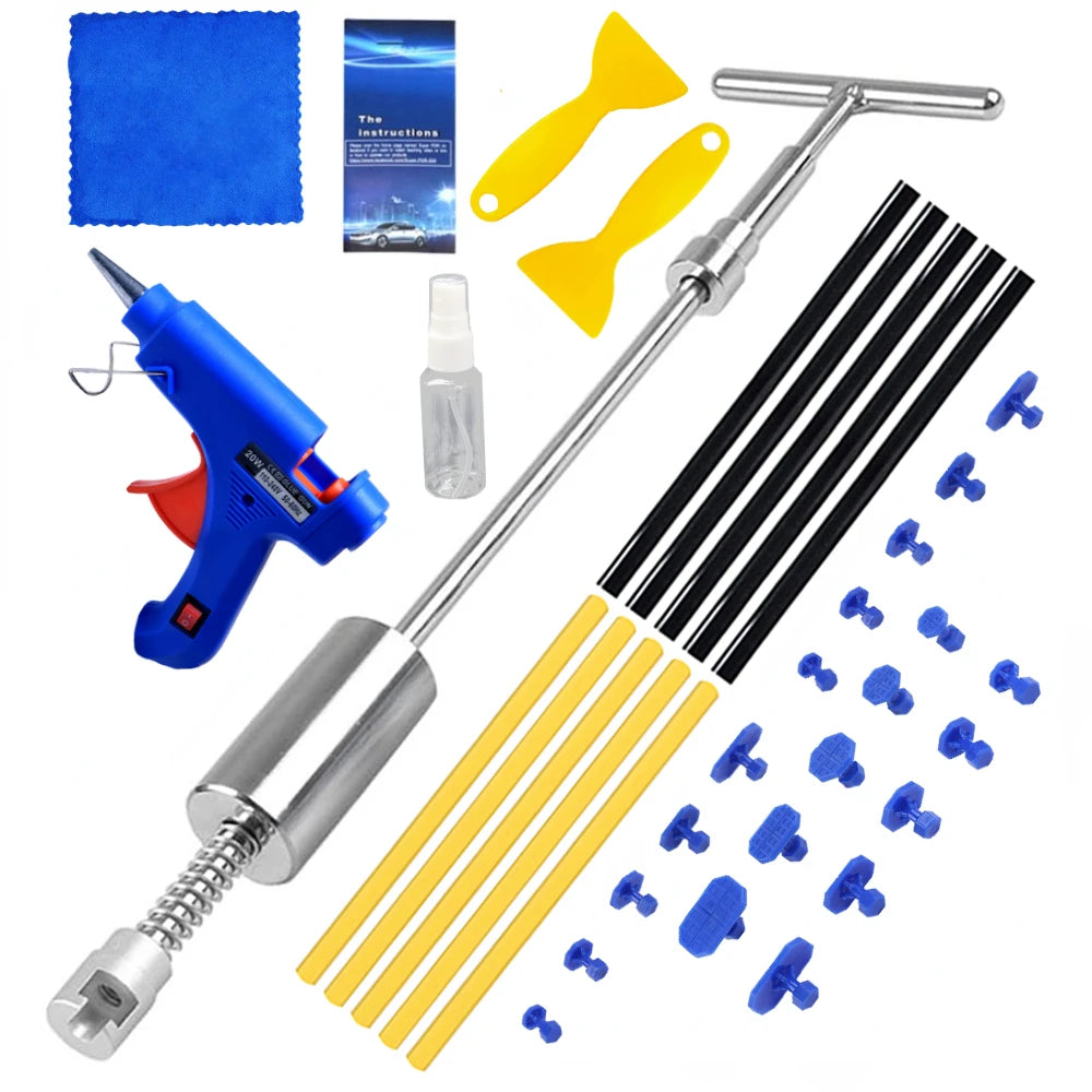 Paintless Dent Repair Tools Puller Removal Kit Slide Hammer
