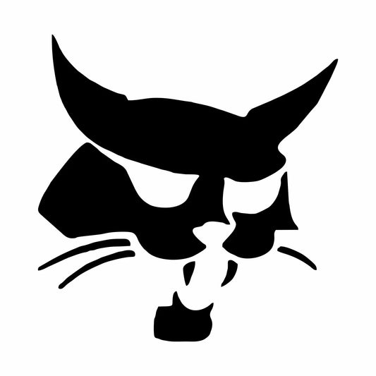 Design Bobcat Head Silhouette Sticker Waterproof Sunscreen Vinyl