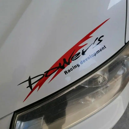 Racing Development Sticker Stylish Power S Sports Reflective