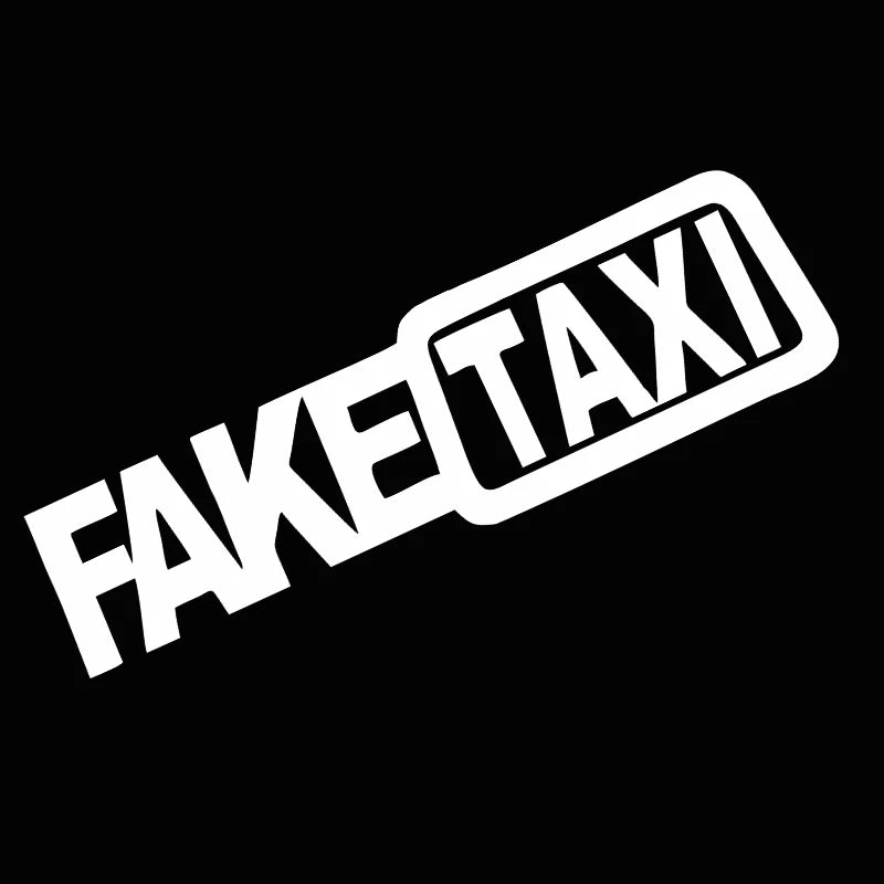 For BMW Ford Toyota VW Honda G003 20x5.6cm Funny Fake Taxi