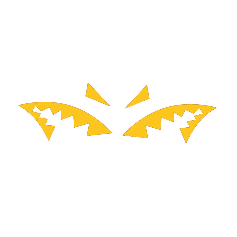 Antenna Shark Mouth Stickers Fashion Reflective Vinyl Decals Fin