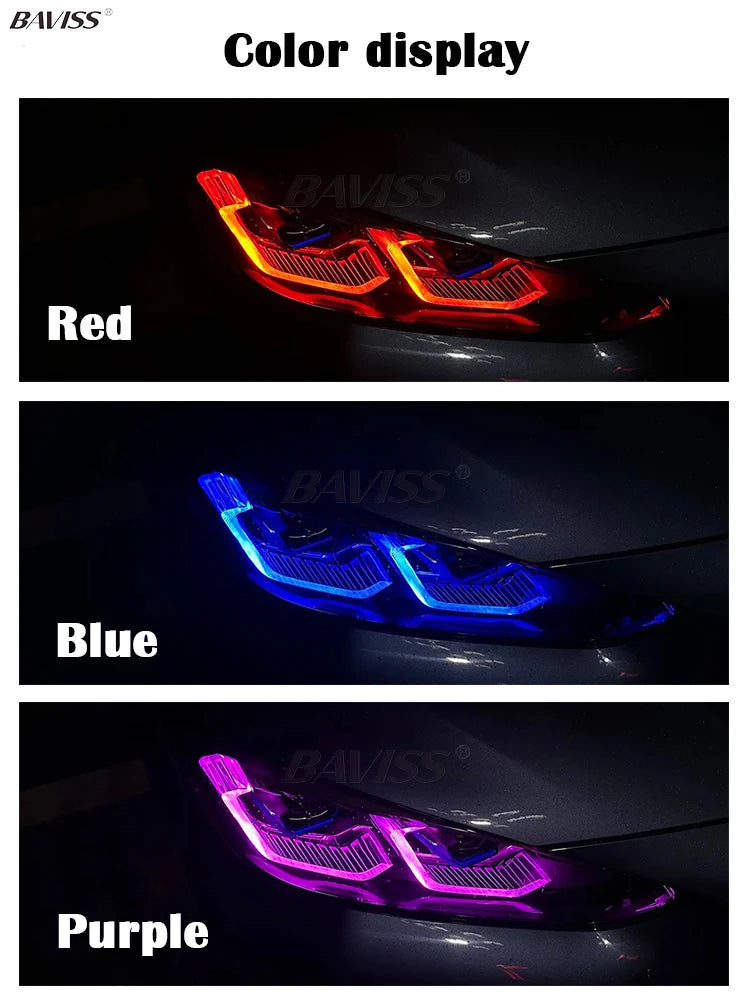 For BMW M3 M4 G22 G23 Yellow Lemon Laser Headlight Drl Modules
