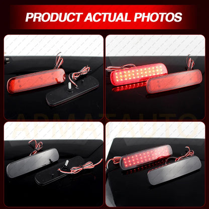 For Toyota Land Cruiser 100 Cygnus 2PCS Rear Bumper Reflector