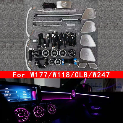 For Mercedes Benz W177 W118 W247 Colors Ambient Vents A B Cla