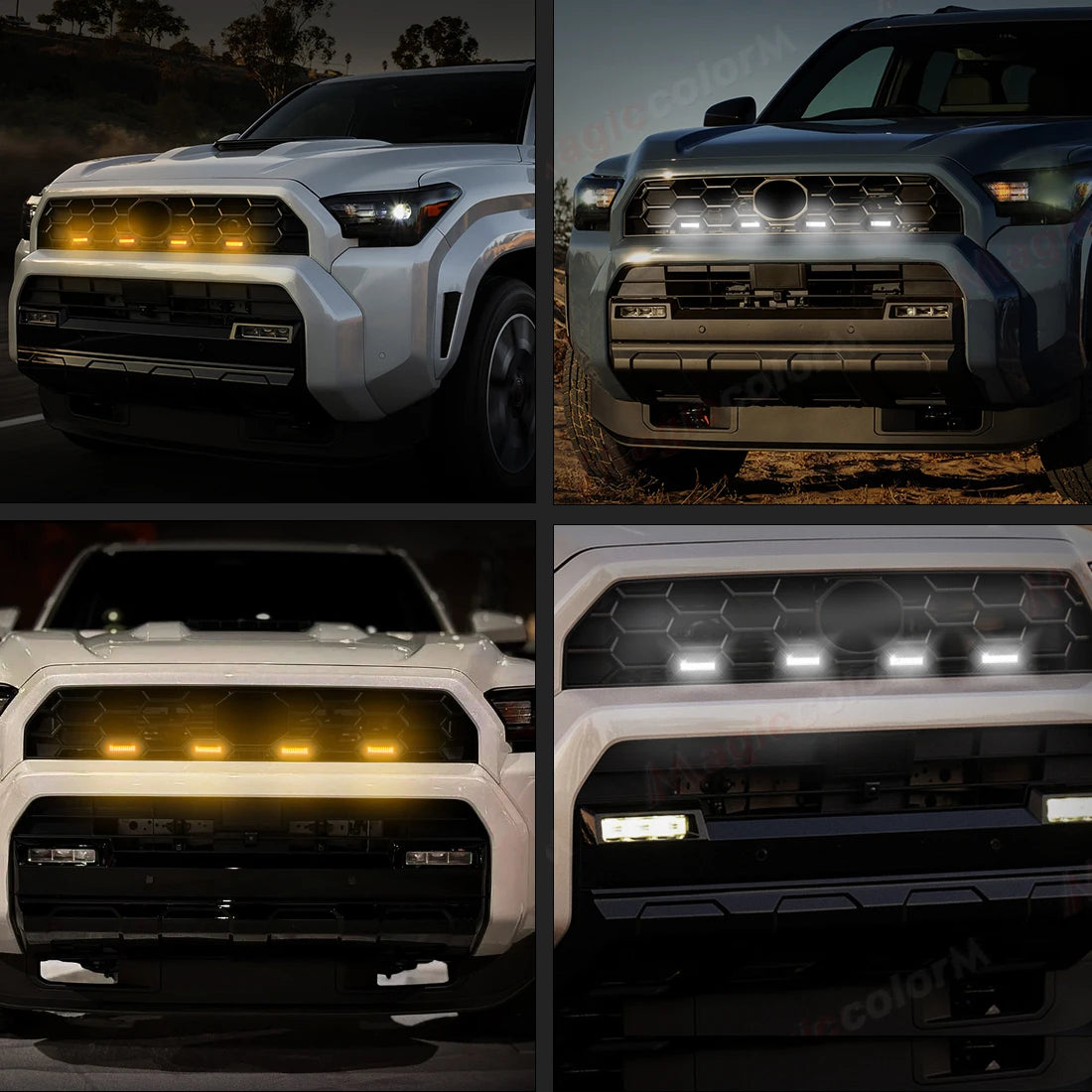 For 2025 Toyota 4Runner Trd Pro Front Grille Warning Lamps