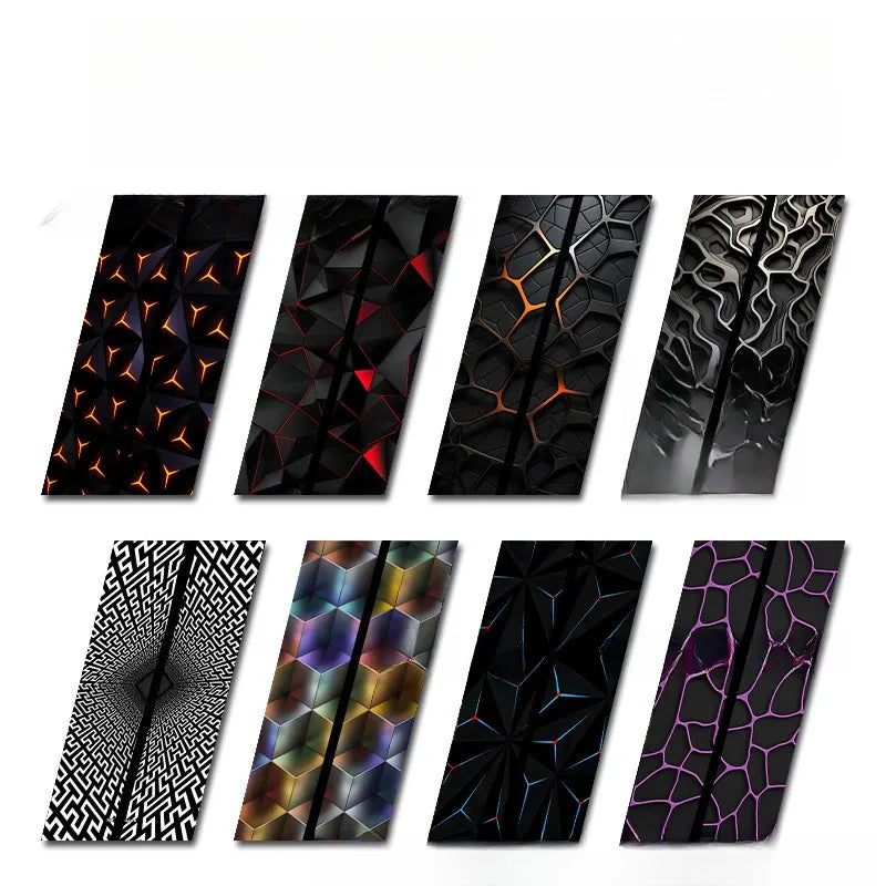 For Honeycomb Pattern B Pillar Sticker Waterproof Sunproof