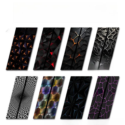For Honeycomb Pattern B Pillar Sticker Waterproof Sunproof