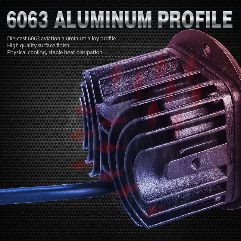 For Off Road 8D Lens 3inch Fog Truck ATV 4WD Pickup 12V