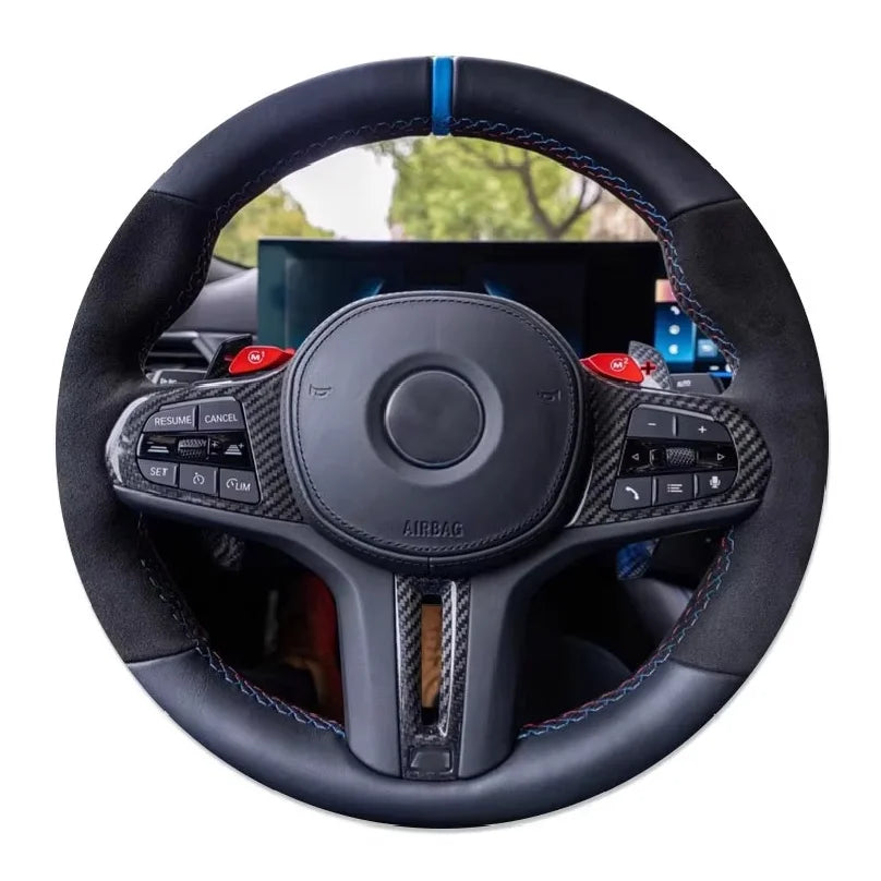 For BMW Steering Wheel Modification 5 Series Carbon Fiber Color