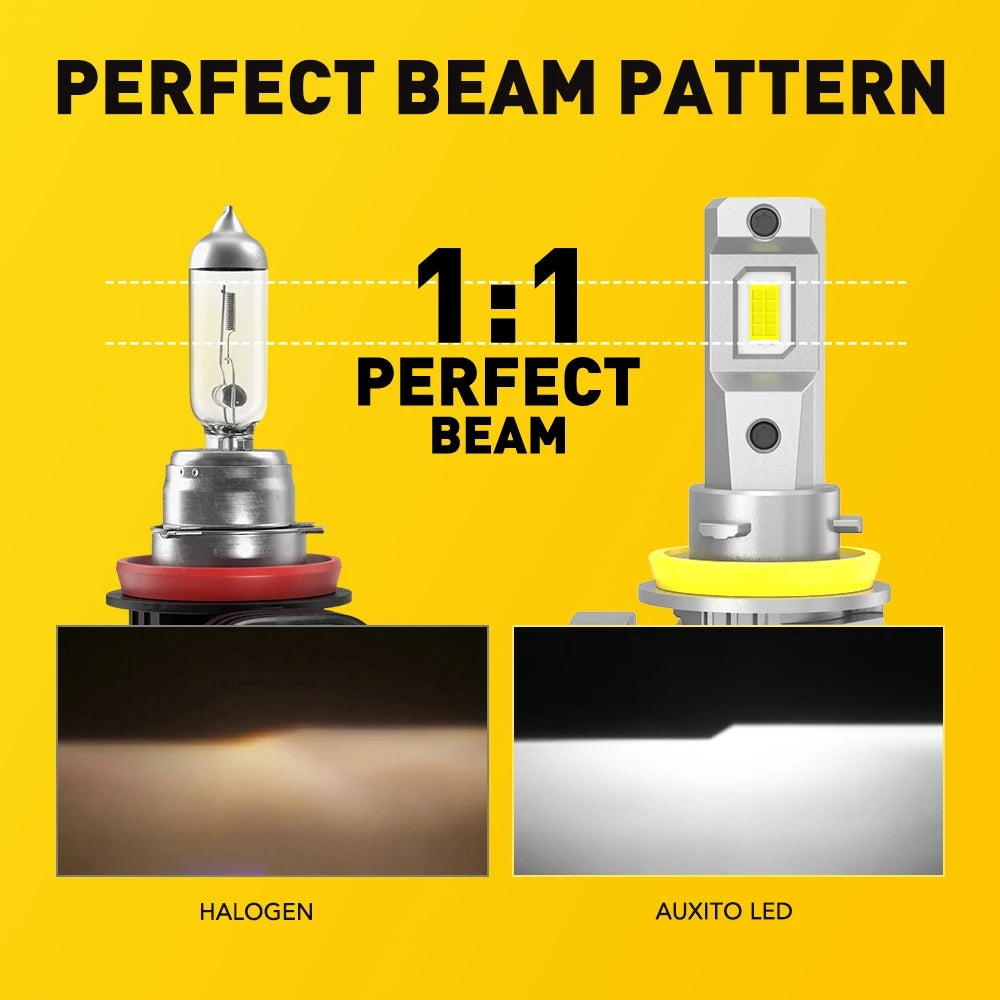 For BMW E46 F20 Golf 4 Auxito H8 H11 Headlight Bulbs 9005 HB3 H9