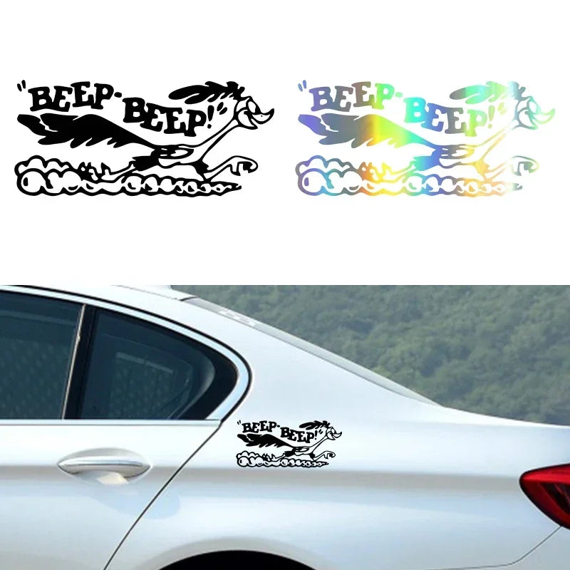 Road Runner Sticker Cartoon Oldfast Truck Laptop Viny