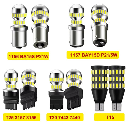 Auxito 2PCS Canbus ba15s P21W Bulb 1156 1157 bay15d