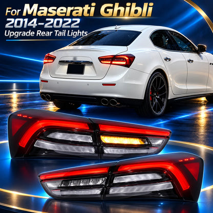 For Maserati Ghibli 2014‑2022 Upgrade Rear Tail Assembly Drl