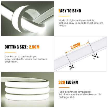 For Decor 5V USB Cob Strip On Off Touch Dimmer 3keys