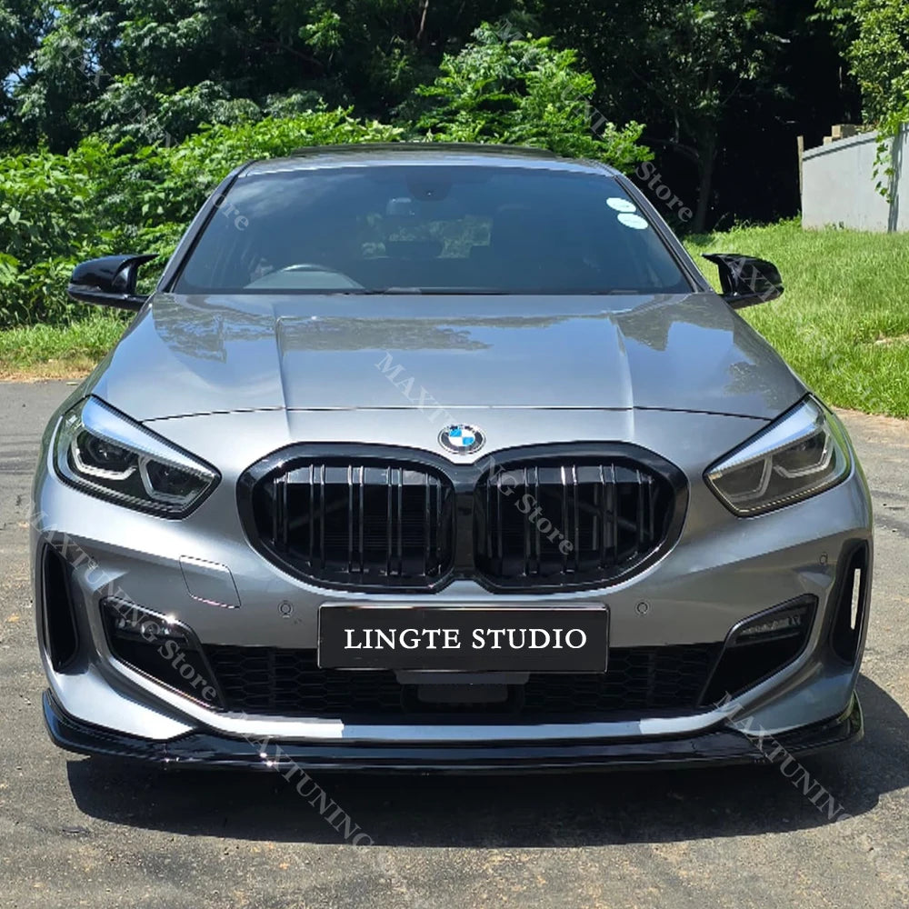 For BMW 1 Series F40 M-PACK 3PCS Front Bumper Lip Diffuser