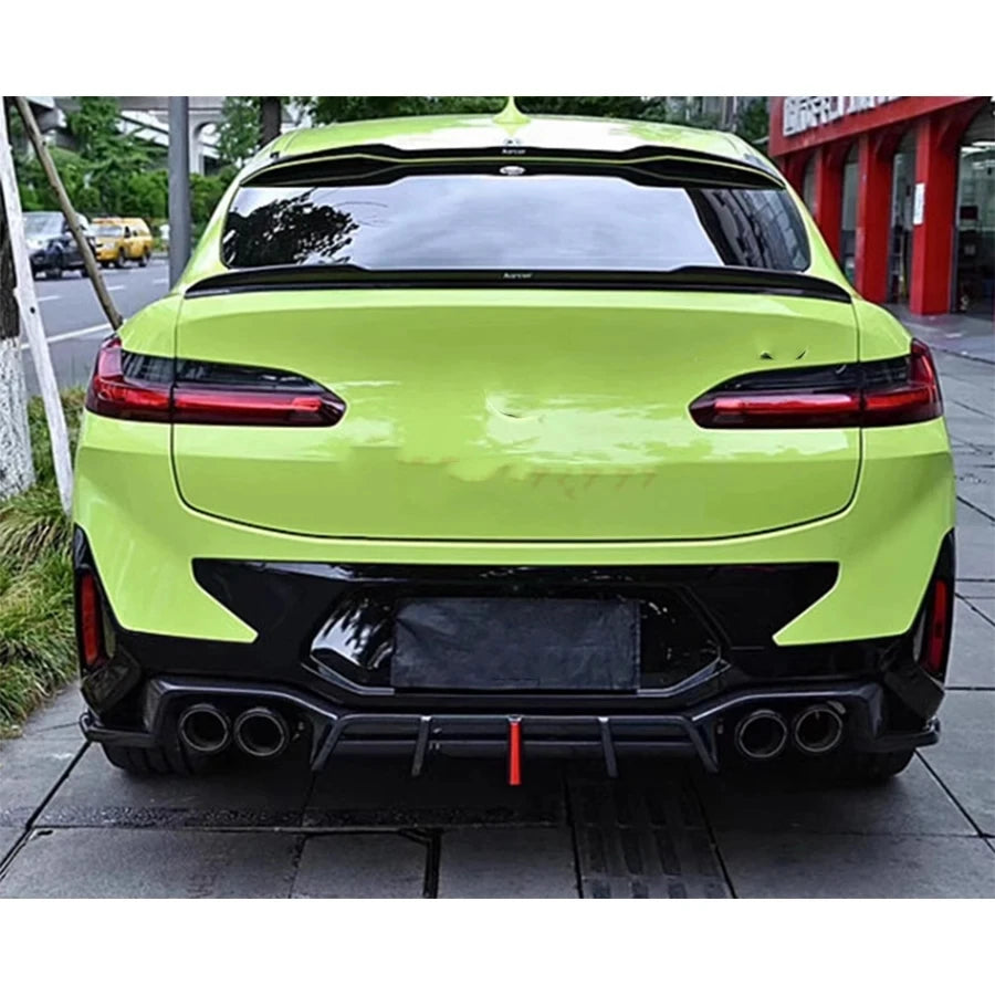 For BMW X3M F97 X4M F98 2019 Carbon Fiber Diffuser Back Lip Rear