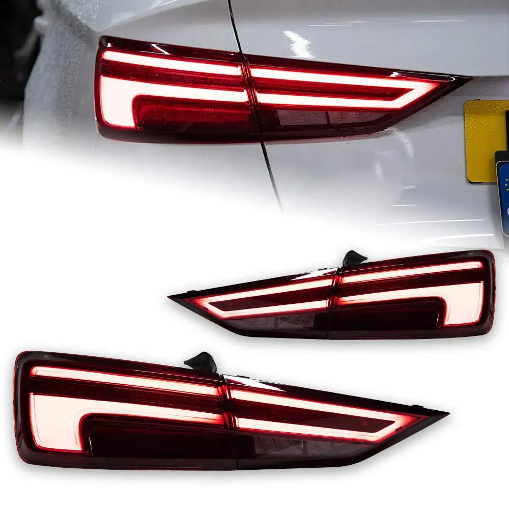 For Audi A3 S3 LED Taillights 2013-2019 Dynamic Signal Taillight