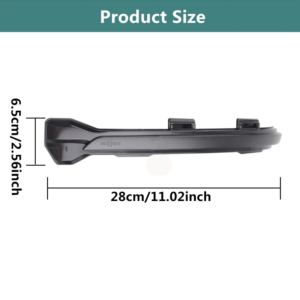 For VW Golf 7.5 MK7.5 Gti 2PCS Malcayang R Gtd Rline MK7 Dynamic
