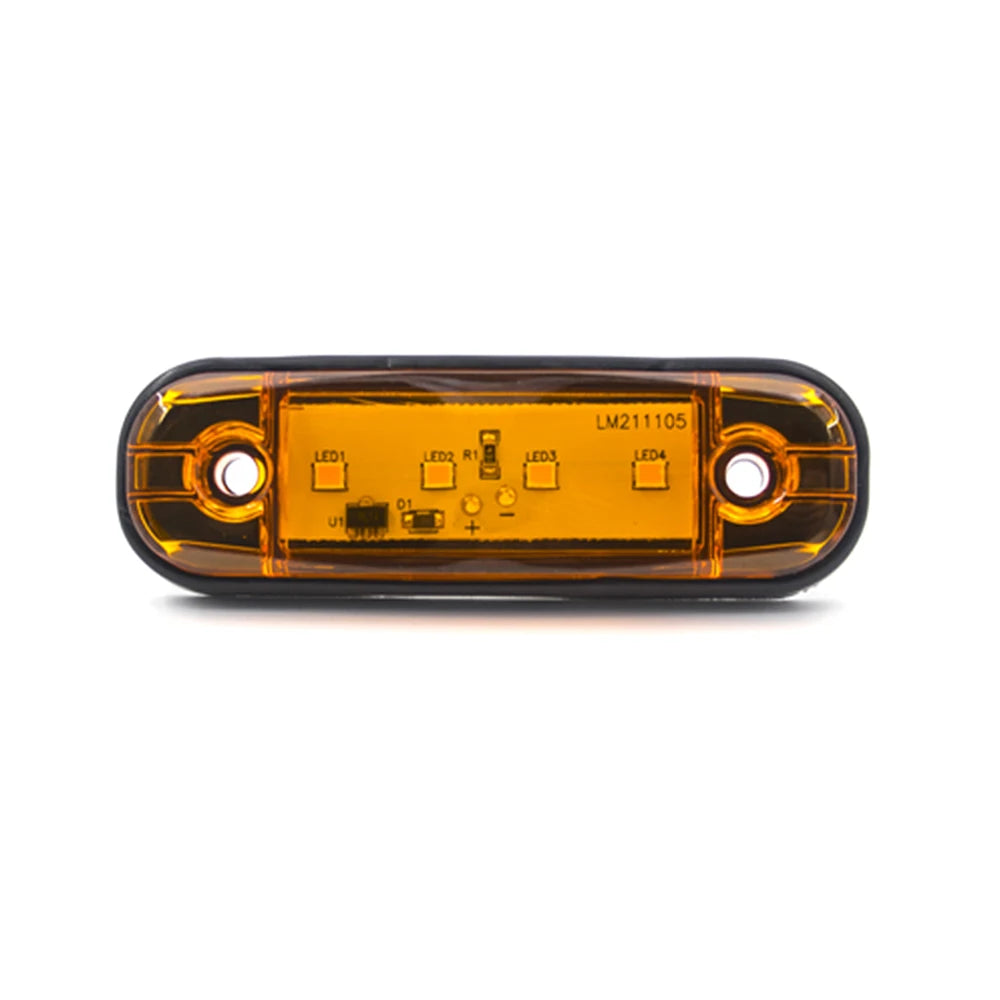 10PCS 12V 24V Side Marker External Warning Taillight Signal