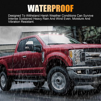 For Ford F-150 F-250 F-350 1973-1997 5PCS Amber Cab Roof Marker