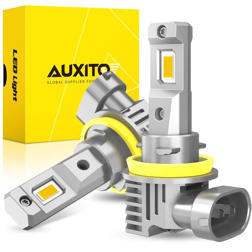 Auxito 2PCS 16000LM H8 H11 Fog Golden Yellow H16