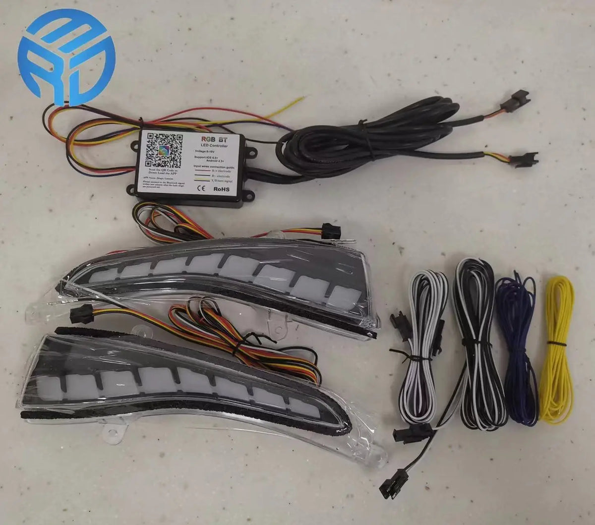 For Q50 2014-2021 Daytime Running Light Mrd Fit Side Mirror