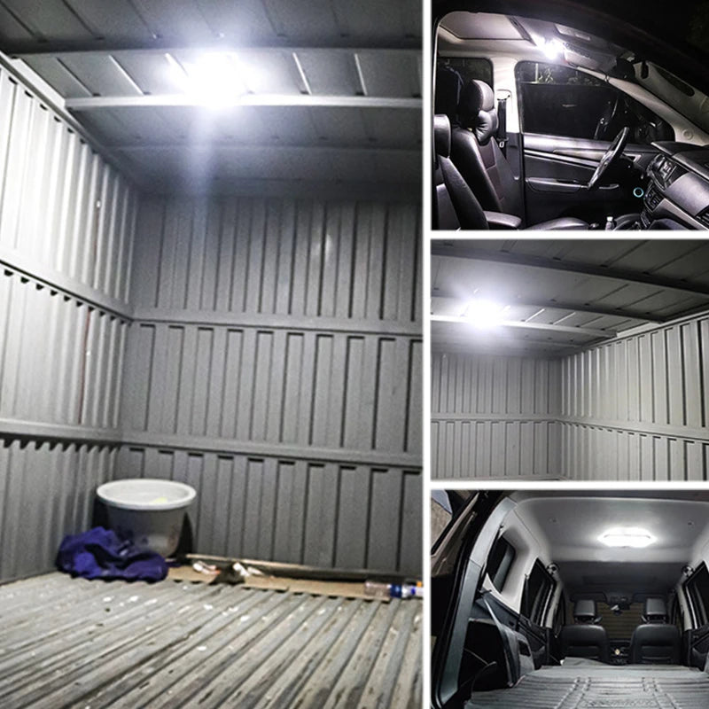 2PCS 72LED 12v-80v Interior Dome Roof Ceiling Reading Lighting