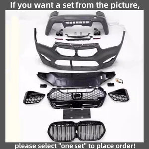 For BMW X1 F48 F49 16-19 Front Rear Bumper Tail Throat Grille