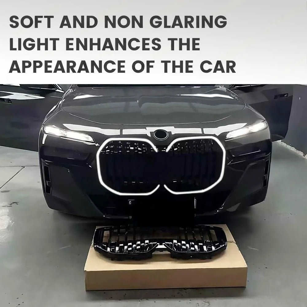 For BMW Luminous Grille Series G70 I7 Bright Black Kidney Front