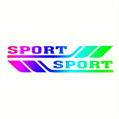 Pair Sport Door Side Stickers Mirror Decor Decal Sticker
