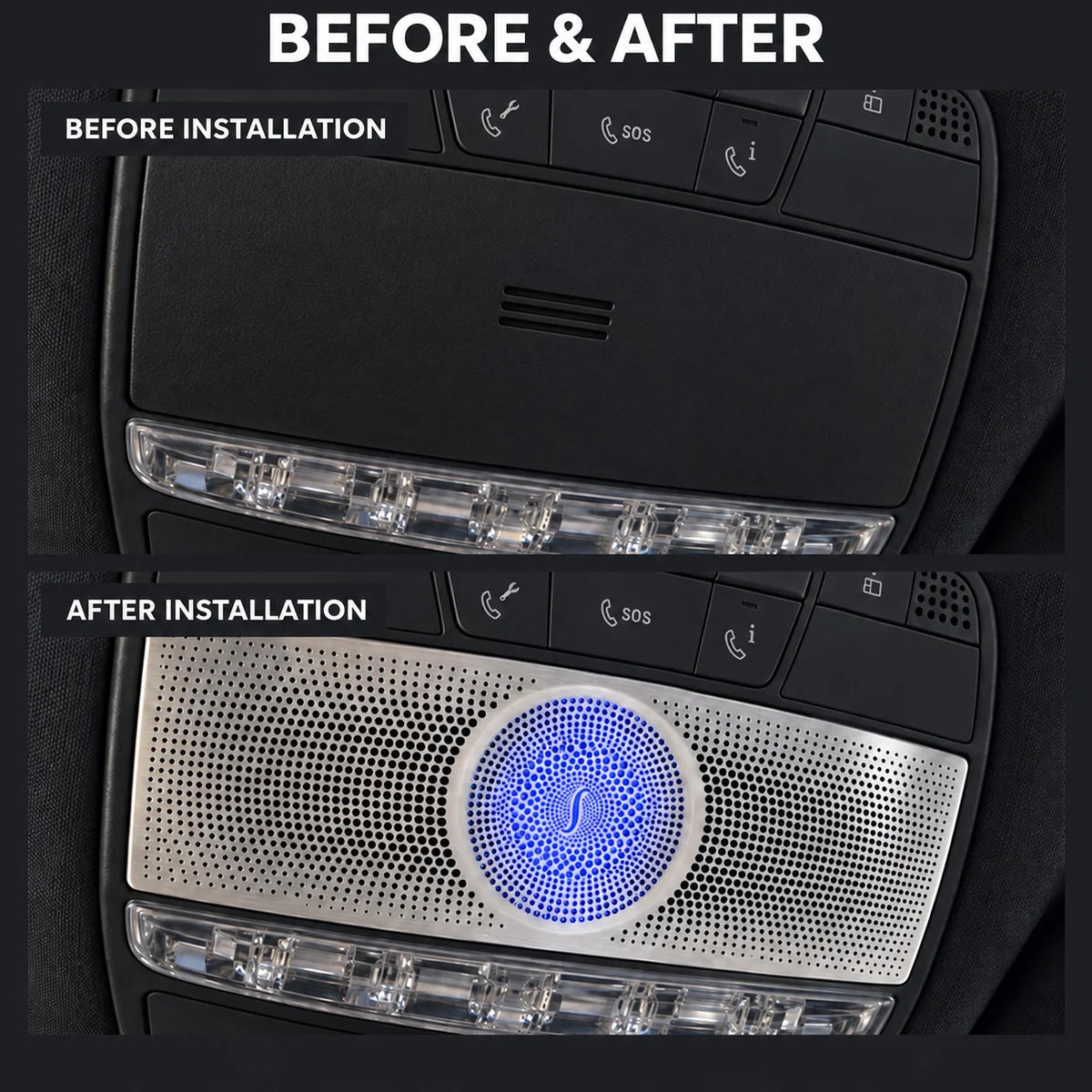 For Mercedes-Benz C-Class W205 Glc X253 Overhead Console Reading