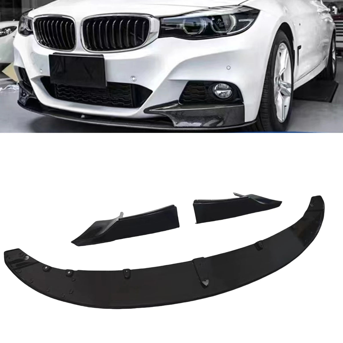 For BMW 3 Series Gt F34 Front Bumper Spoiler Lip 2014-2019 328I