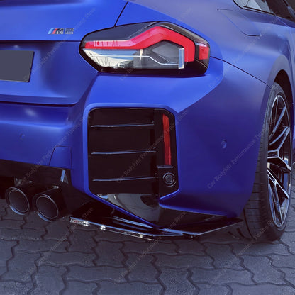 For BMW G87 M2 3.0T L6 Gloss Black Mp ABS Rear Splitter Diffuser