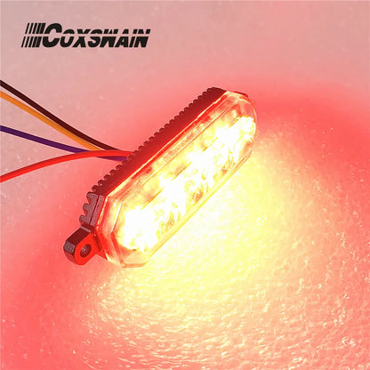 1PC Coxswain 12W Strobe Warning Surface Mount Side Marker
