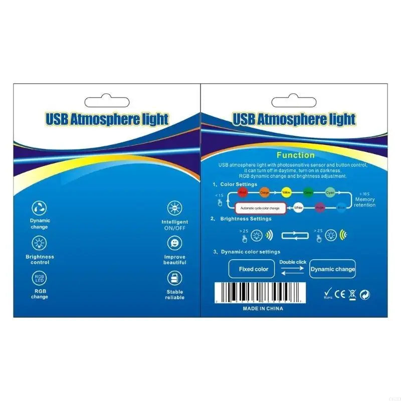 C63D MINI RGB Interior Lighting Direct Current 5V Night