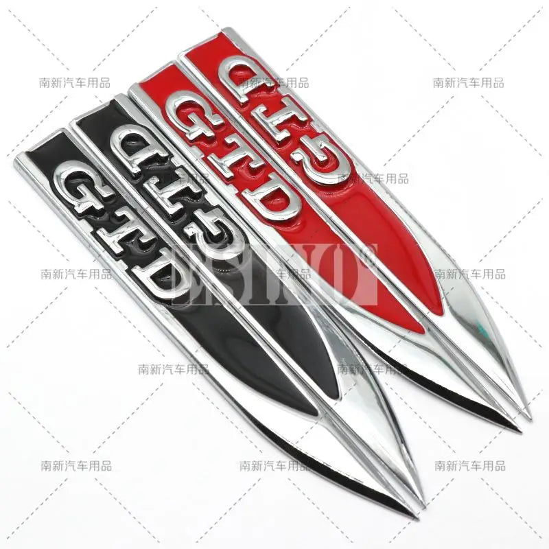 For Volkswagen X Gtd Body Fender Side Metal Chrome Zinc Alloy