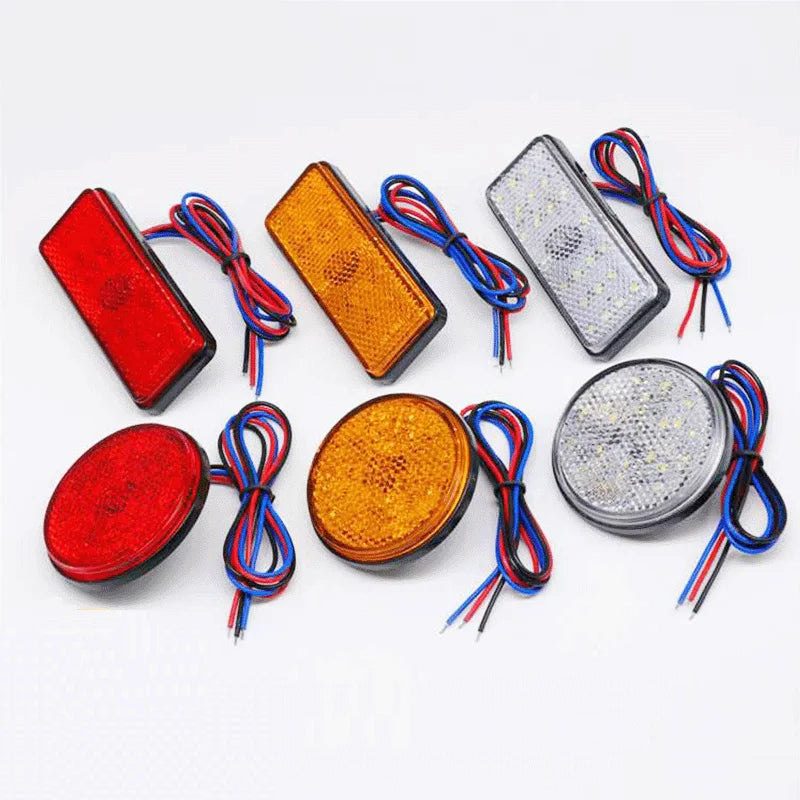 For Motorcycle Electric Vehicle 1PCS 12V Side Marker Warning