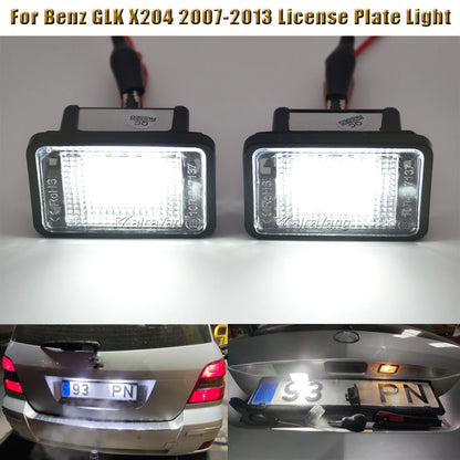 For Benz Glk X204 2008-2012 Pre-facelift 2PCS License Number
