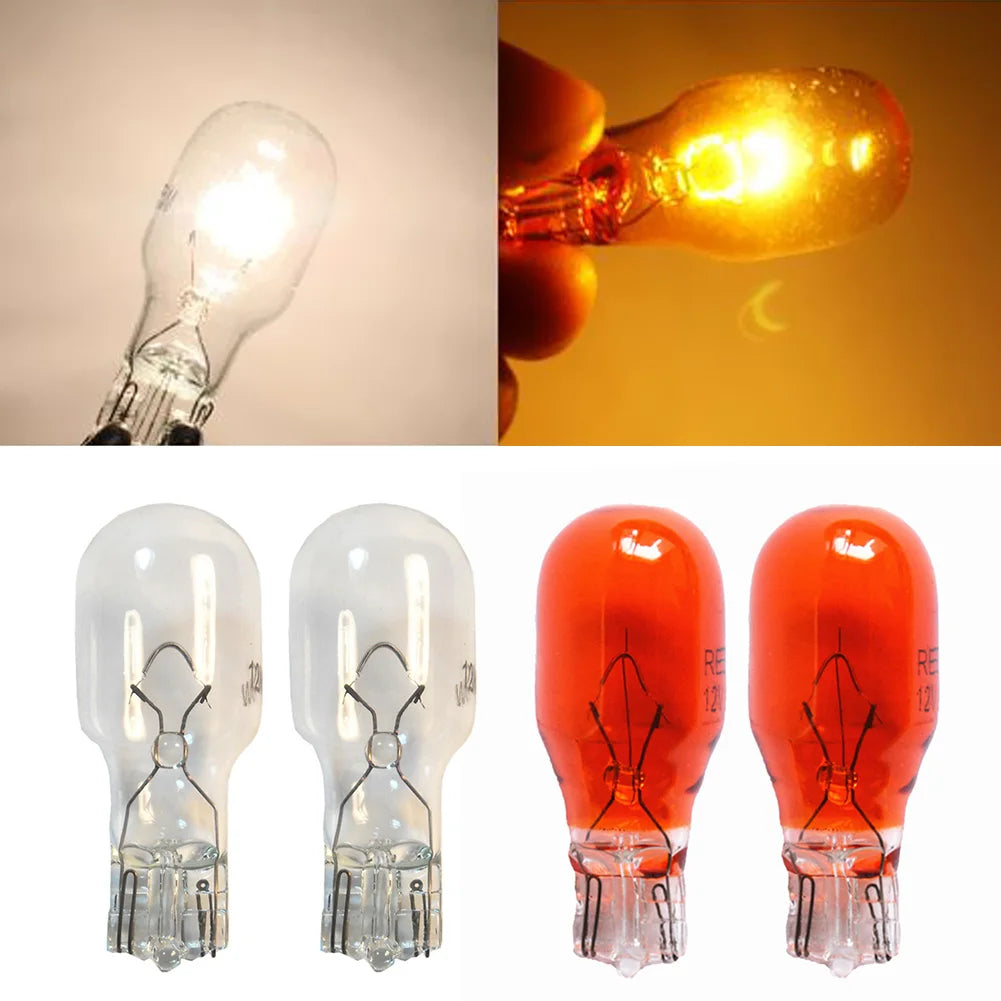 2PCS Brake T15 16W 12V Glass Halogen Bulb Interior