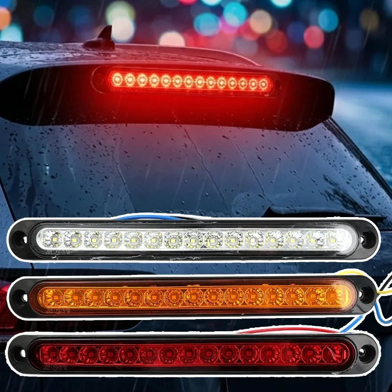 15LED Brake Long Strip Bar Rear Parking Signal Truck