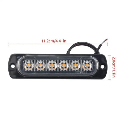 Grille Emergency 6LED Warn Truck 12V 24V