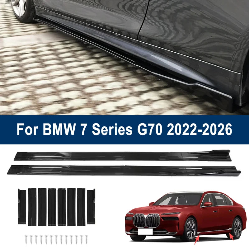 For BMW 7 Series G70 2022-2026 2023 Side Skirt Splitters